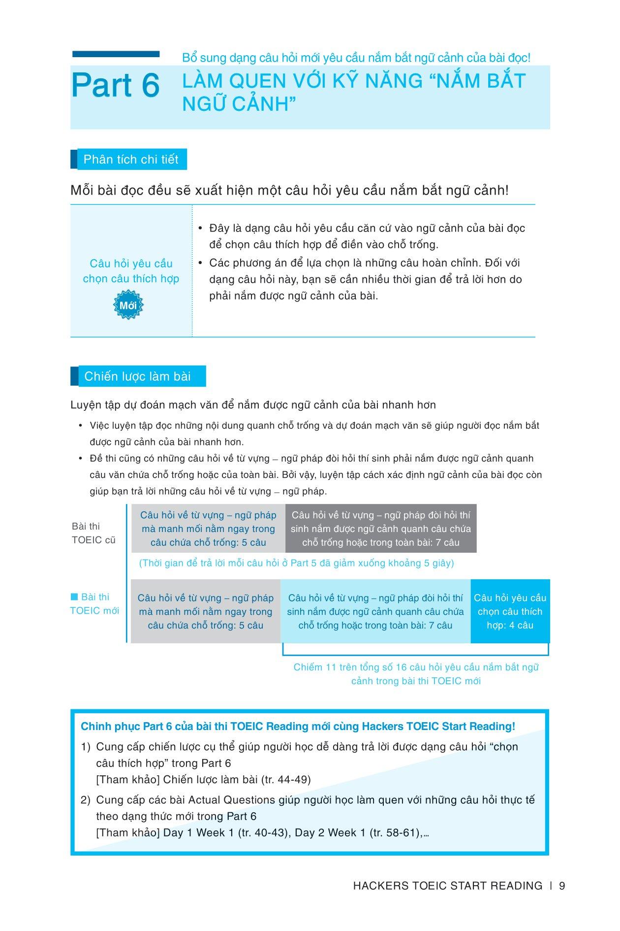 Hackers Toeic Start Reading - 30 Phút Tự Học Toeic Mỗi Ngày