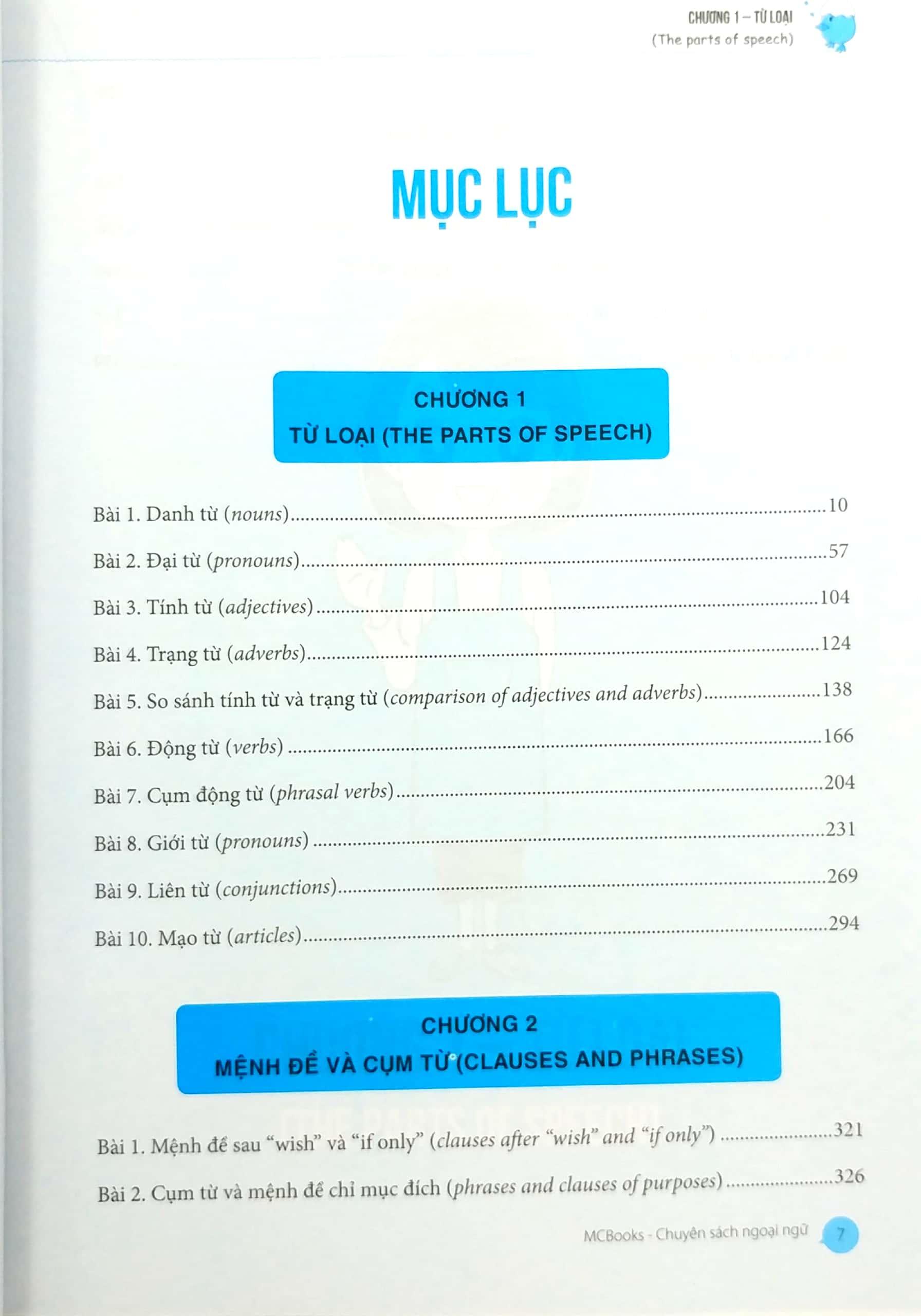 Ngữ Pháp Và Giải Thích Ngữ Pháp Tiếng Anh Cơ Bản Và Nâng Cao (Tập 1)