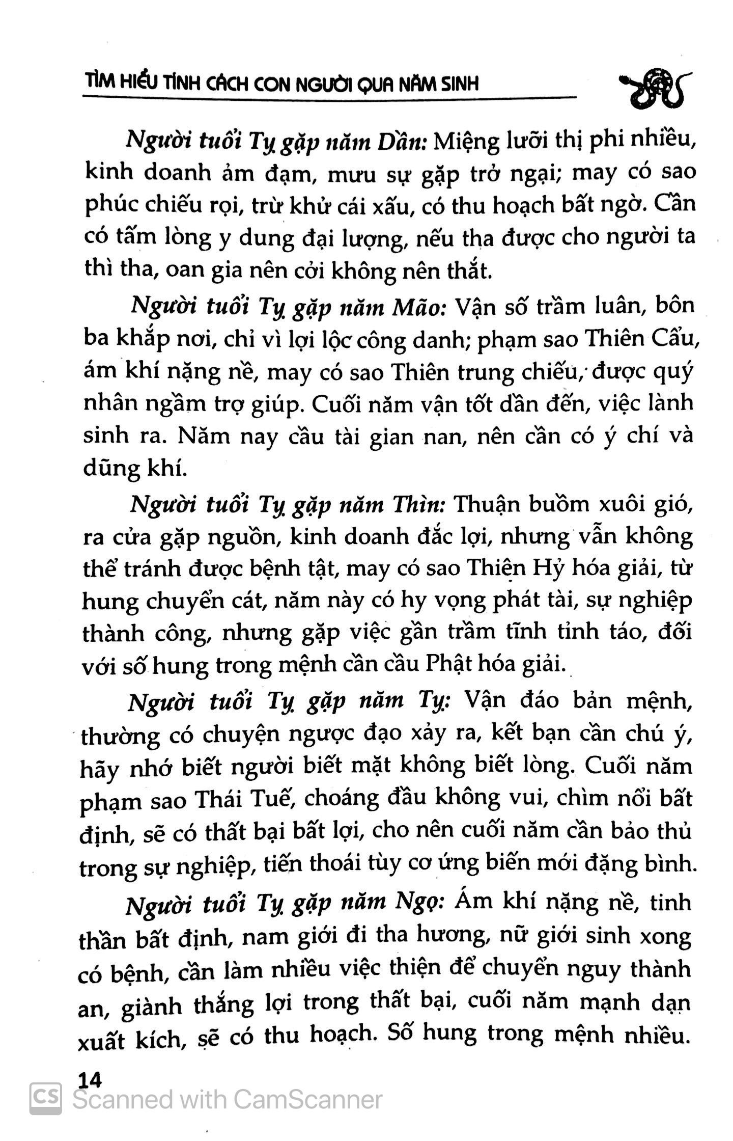 Tìm Hiểu Tính Cách Con Người Qua Năm Sinh Tuổi Tỵ