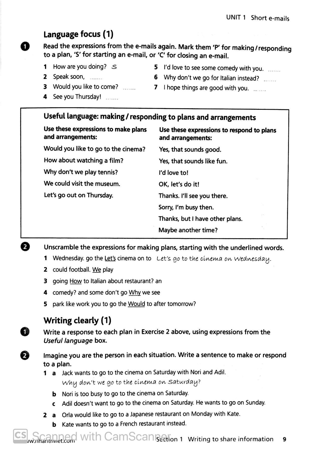 Collins English For Life - Writing A2 Pre-intermediate