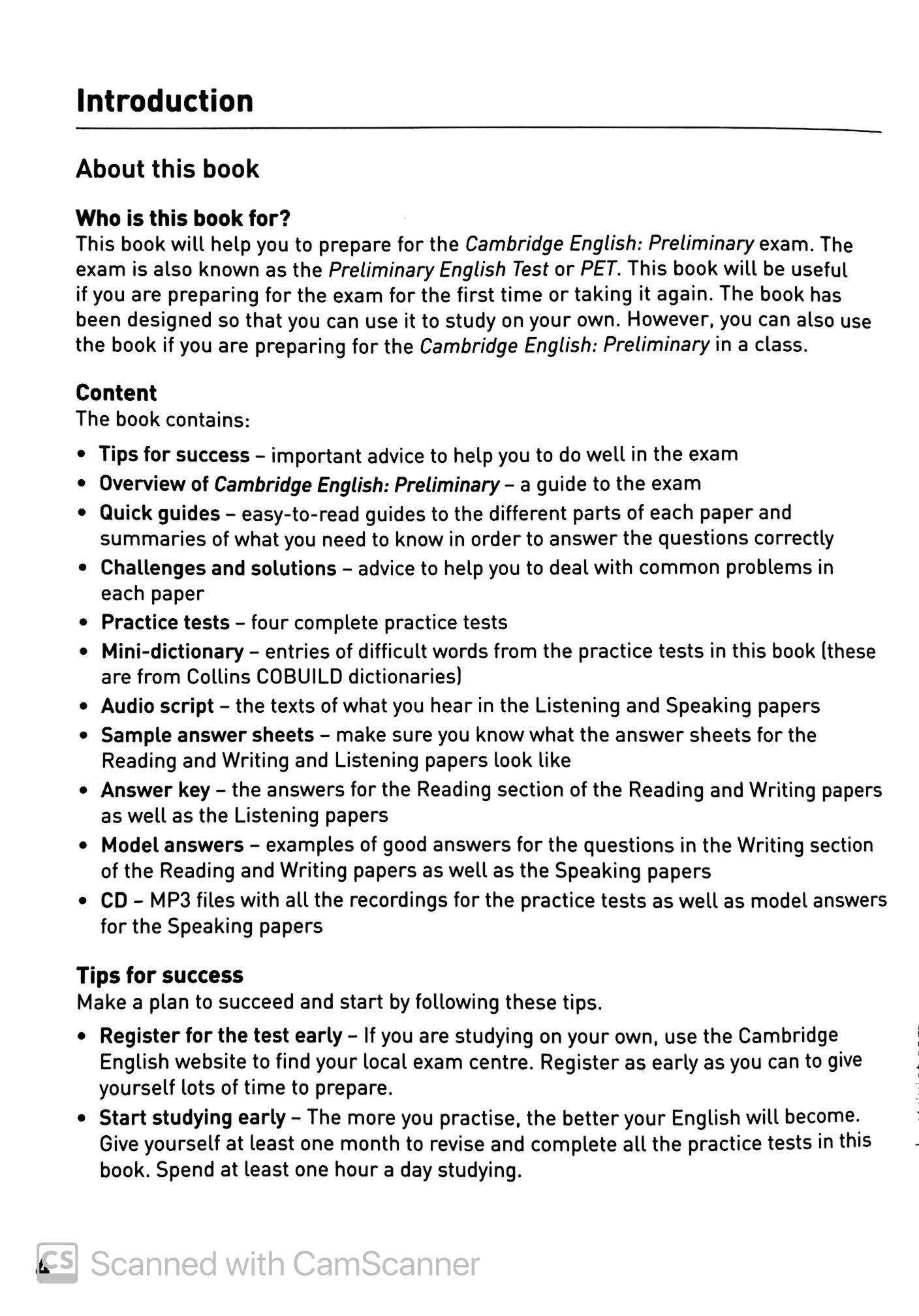 Collins Cambridge EnglishPreliminary - Kèm CD