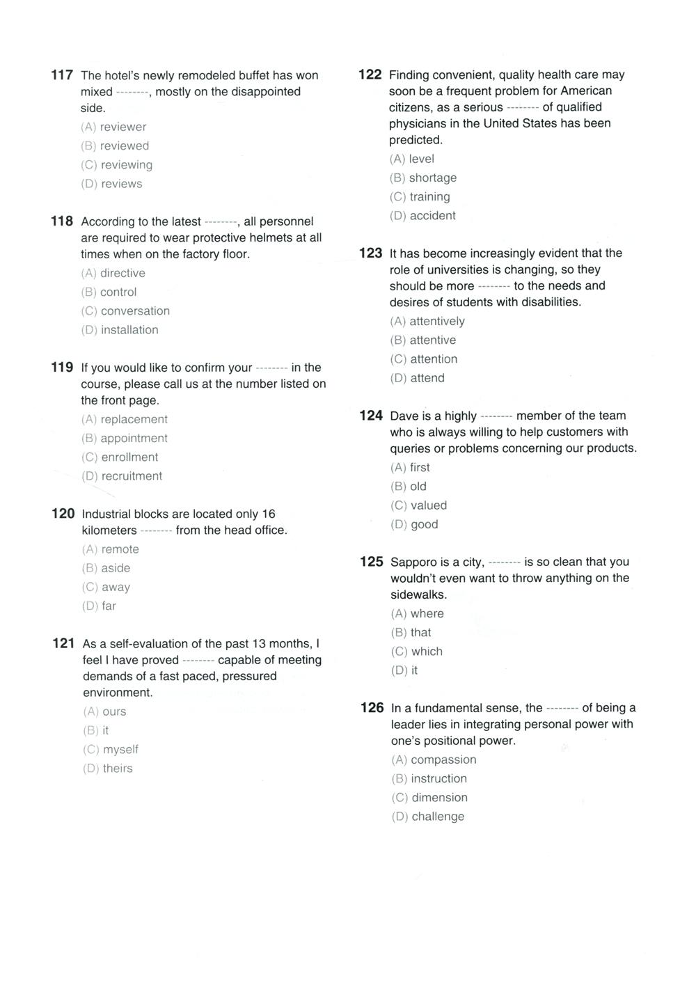 New TOEIC Actual Test Part 5,6 (Không CD)