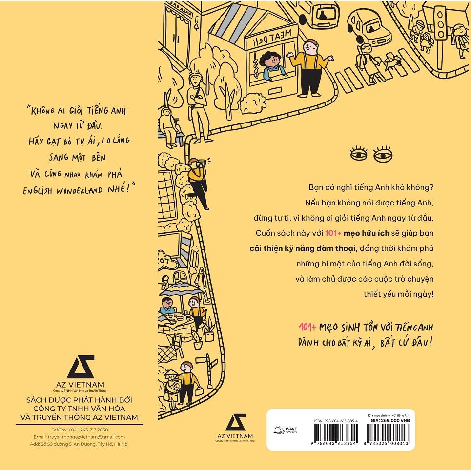 Sách 101+ Mẹo Sinh Tồn Với Tiếng Anh - Skybooks - BẢN QUYỀN