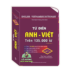 Sách - Từ điển Anh - Việt trên 135.000 từ (bìa cứng)