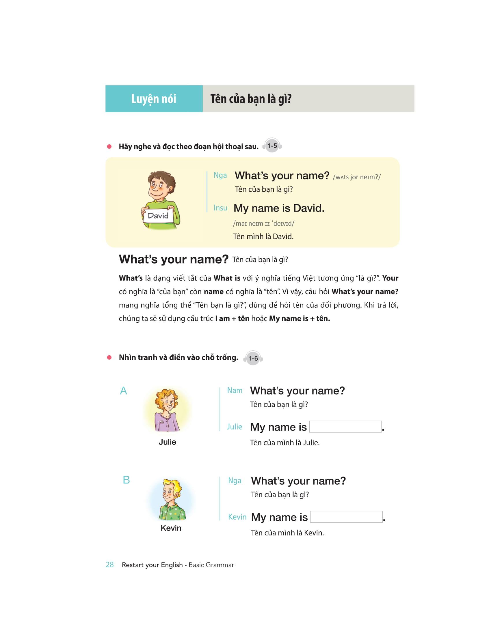 Restart Your English - Basic Grammar
