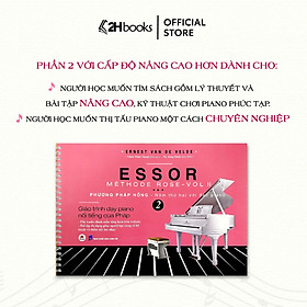 Sách- Phương Pháp Hồng Năm Thứ Hai Với Đàn PIANO, Tập 2- Giáo Trình dạy PIANO nổi tiếng của Pháp (Tái Bản 2024)- 2HBooks
