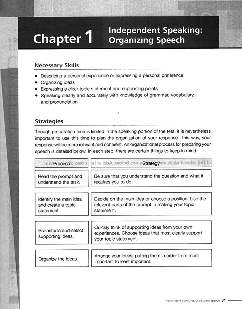 Mastering Skills For The Toefl IBT - Speaking - Kèm CD
