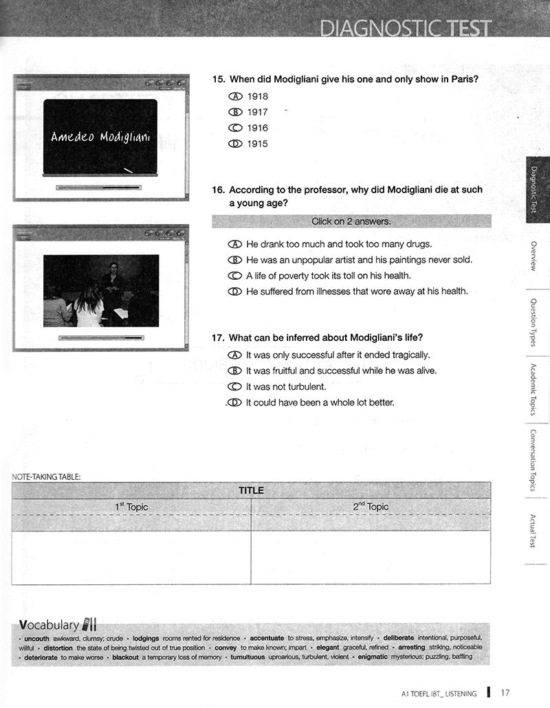 Sách - TOEFL iBT Listening (A1)