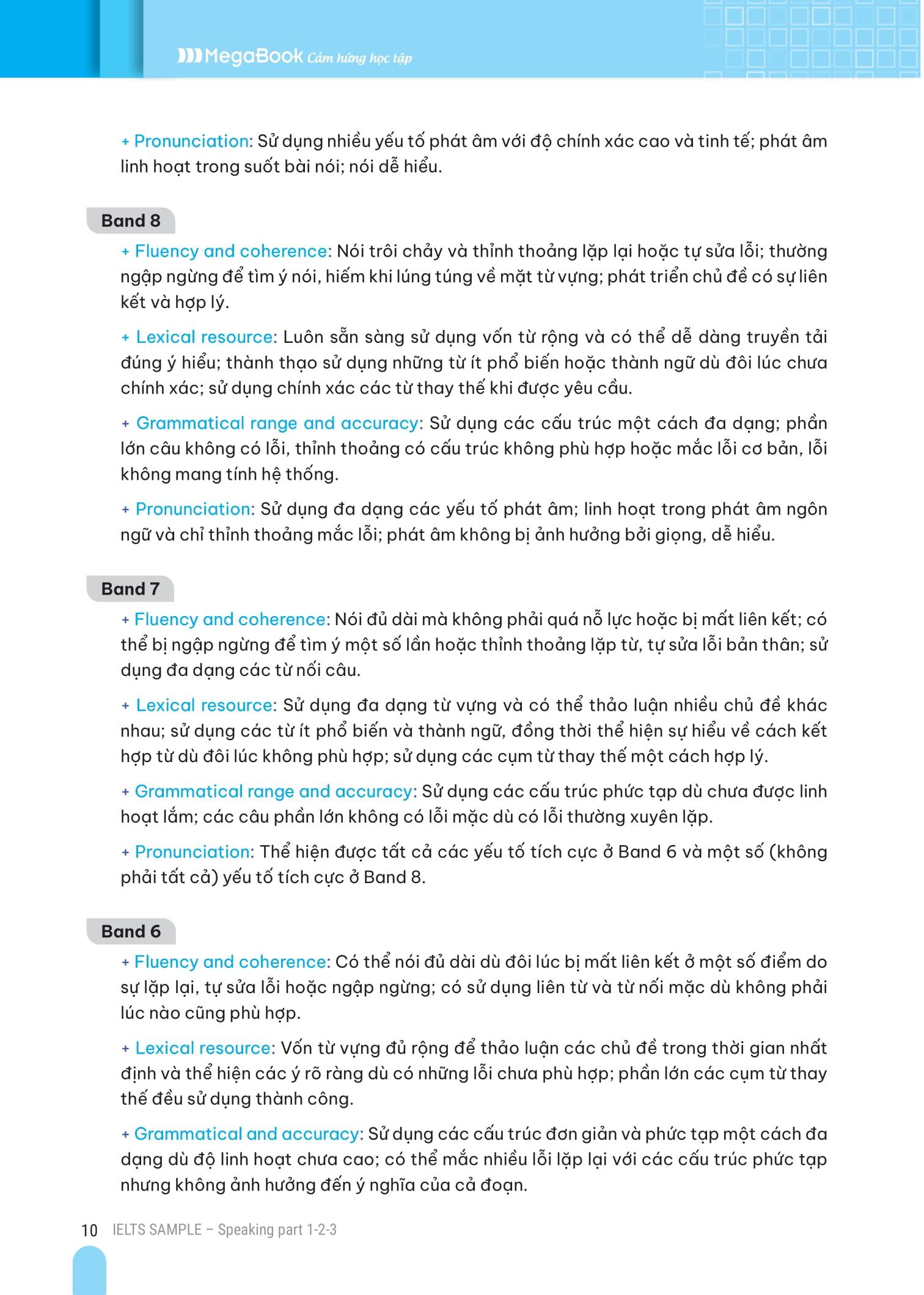 IELTS Sample Speaking Part 1-2-3 Tuyển Tập Câu Trả Lời Mẫu Hay Nhất