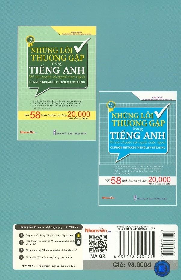 Những Lỗi Thường Gặp Trong Tiếng Anh Khi Nói Chuyện Với Người Nước Ngoài - Tập 2