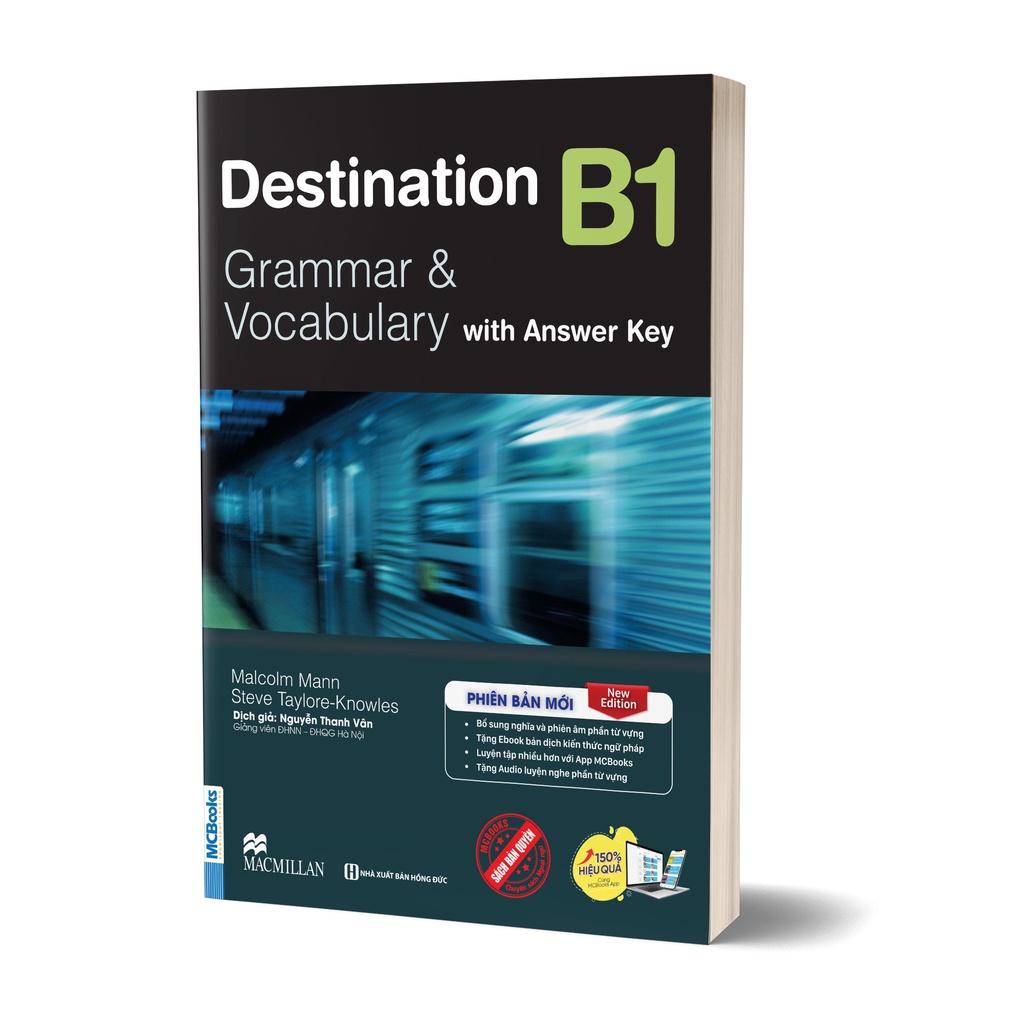 Sách Destination B1 & B2 Grammar and Vocabulary Kèm Đáp Án Lẻ/Combo - MCBOOKS - BẢN QUYỀN