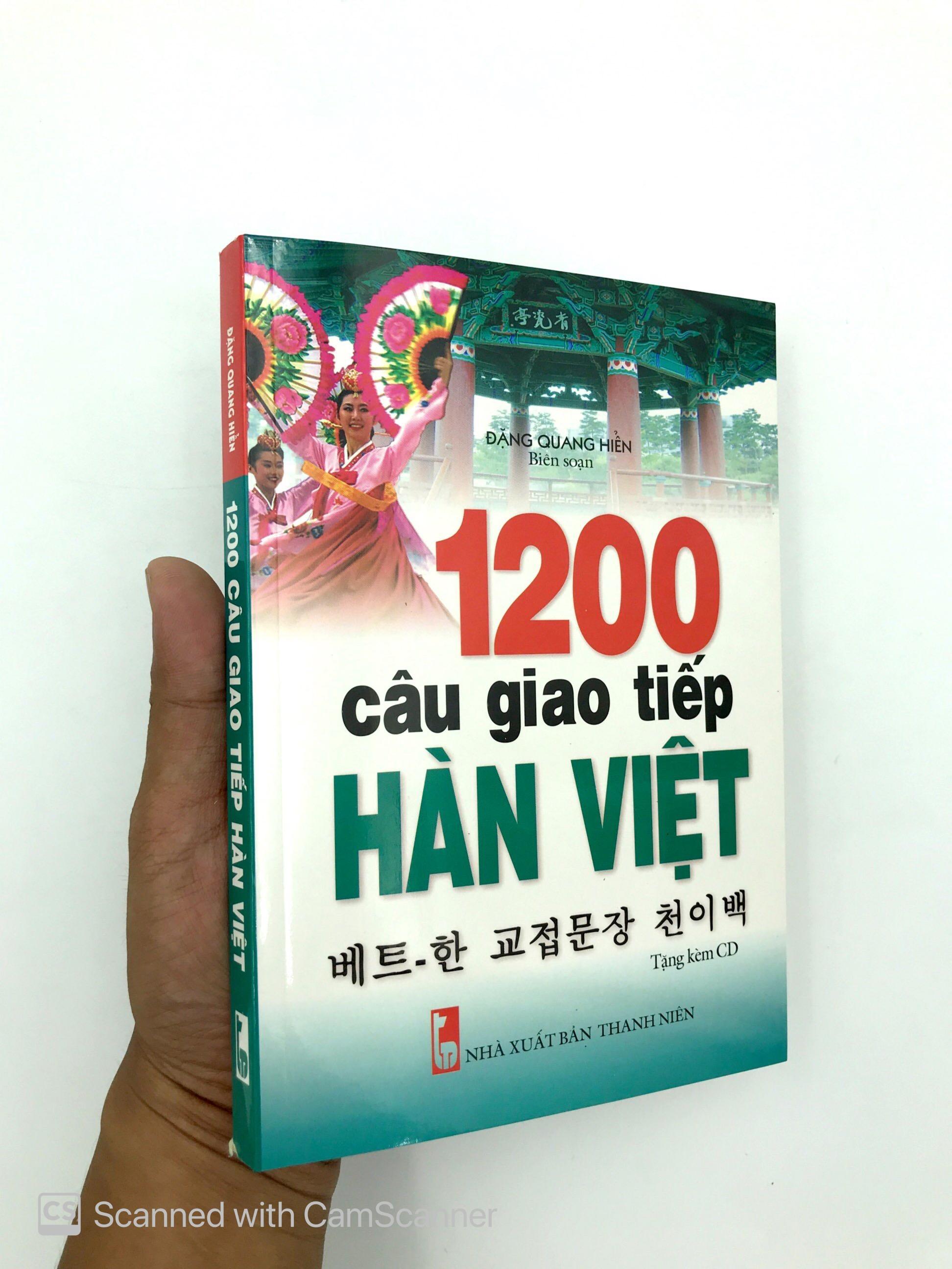 1200 Câu Giao Tiếp Hàn - Việt (Kèm CD)