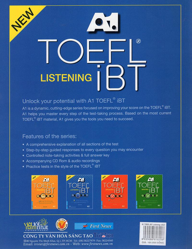 Sách - TOEFL iBT Listening (A1)