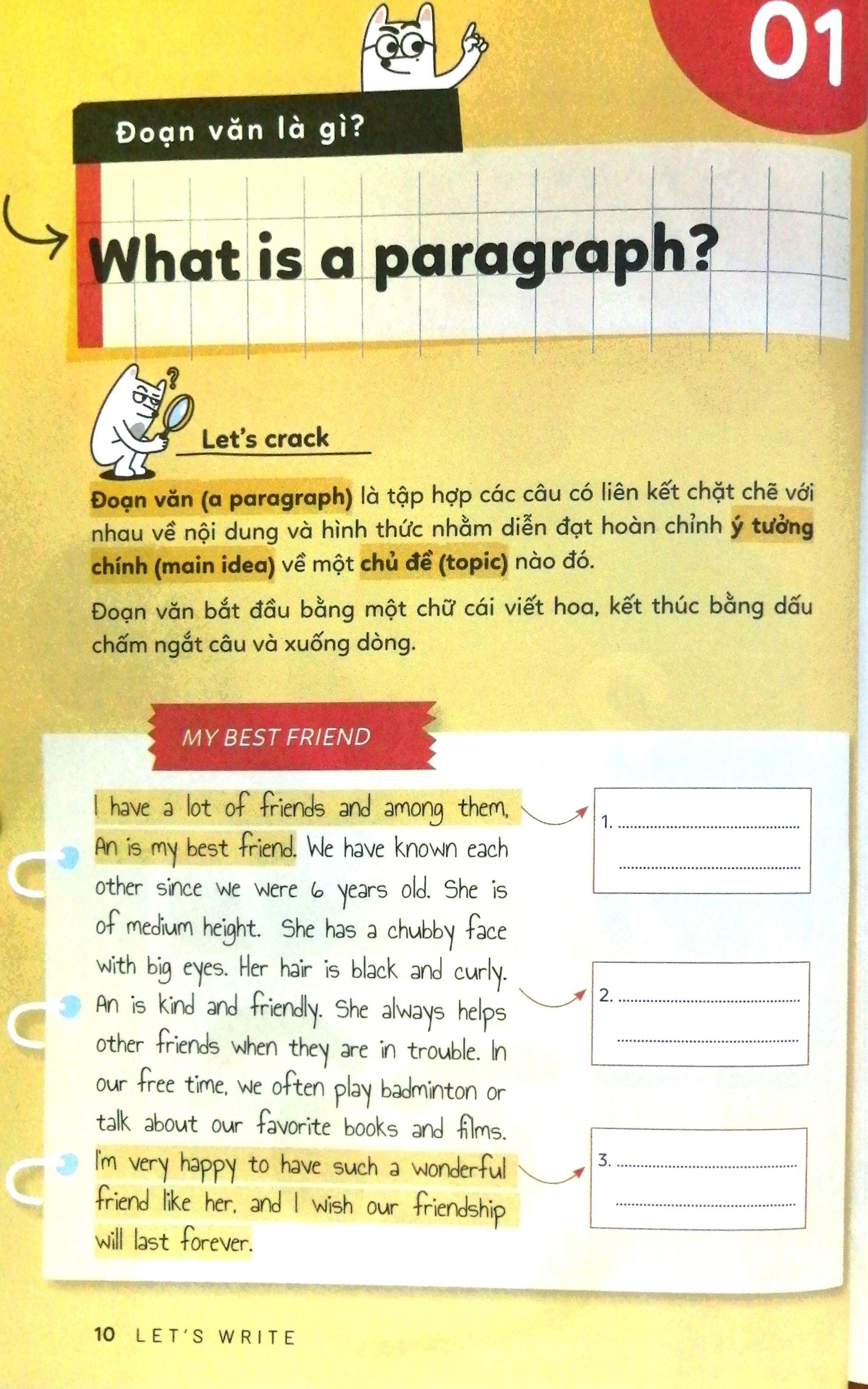 Let’s Write! - Viết Đoạn Không Khó - Tập 1 (Tái Bản 2023)