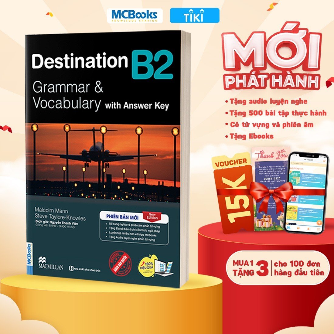 Sách Destination B1 & B2 Grammar and Vocabulary Kèm Đáp Án Lẻ/Combo - MCBOOKS - BẢN QUYỀN
