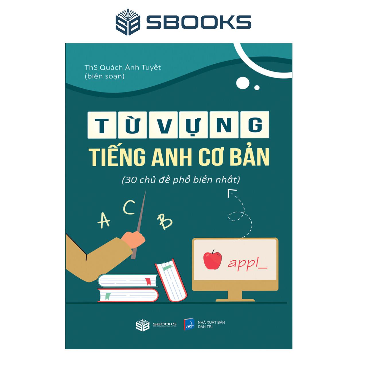 Sách - Combo 2 Cuốn : Chinh Phục Từ Vựng Và Ngữ Pháp Tiếng Anh + Từng Vựng Tiếng Anh Cơ Bản - SBOOKS