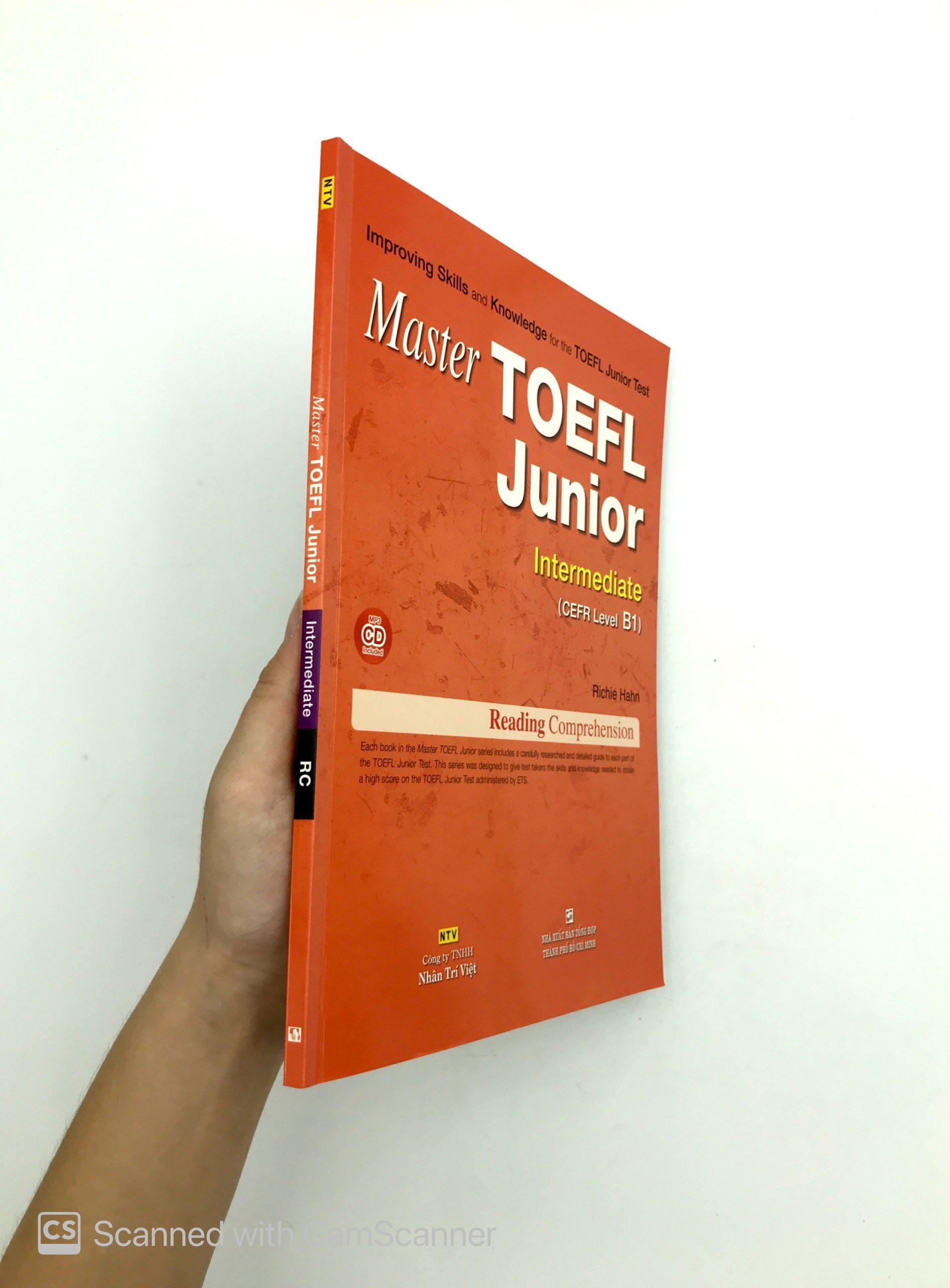 Master TOEFL Junior Intermediate B1 (Kèm CD)