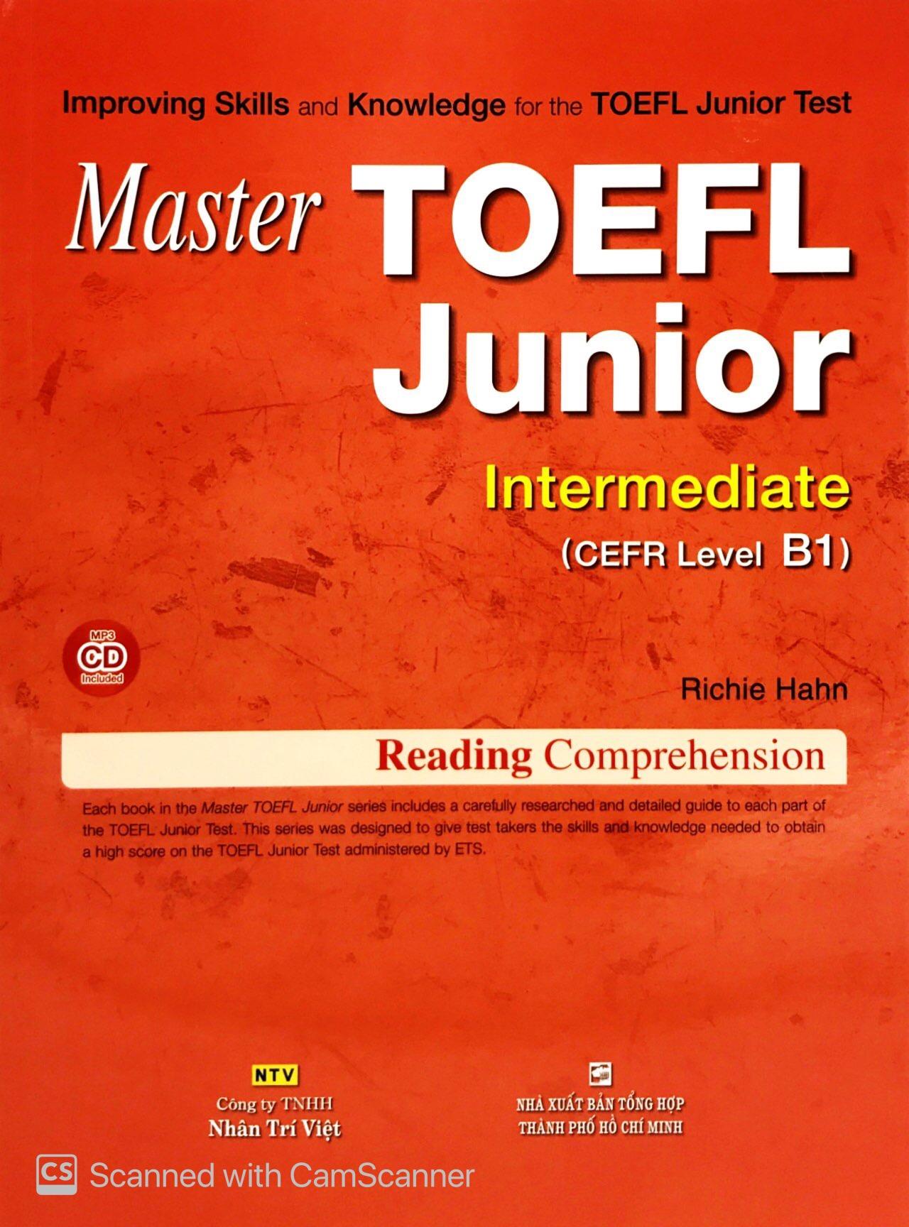 Master TOEFL Junior Intermediate B1 (Kèm CD)