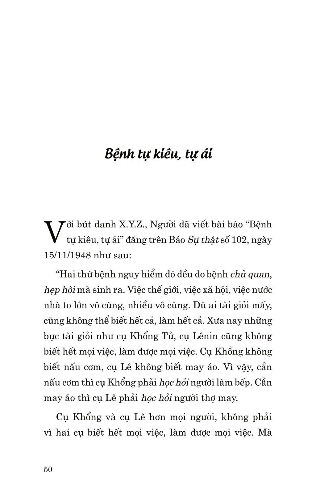 Di Sản Hồ Chí Minh - Khắc Sâu Lời Bác