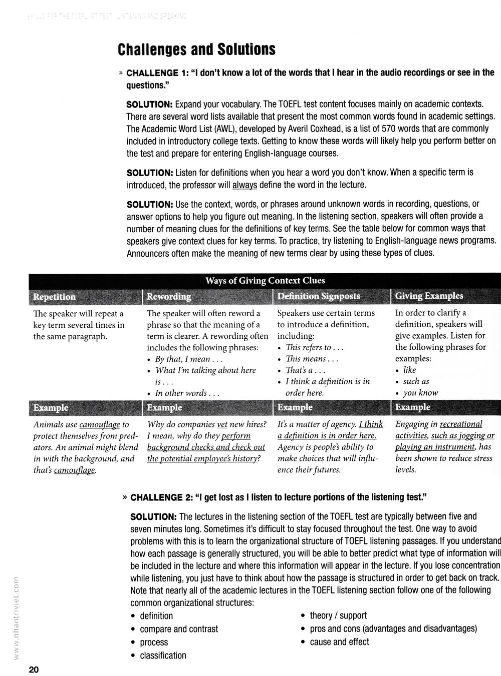 Collins Skills For The TOEFL iBT Test - Listening And Speaking (Kèm CD)