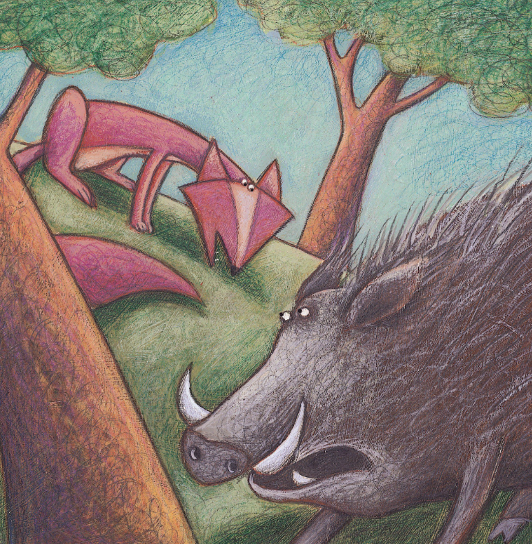 Learn English With Fables 10 - Học Tiếng Anh Qua Truyện Ngụ Ngôn Tập 10: The Wild Pig And The Fox - Lợn Rừng Và Cáo