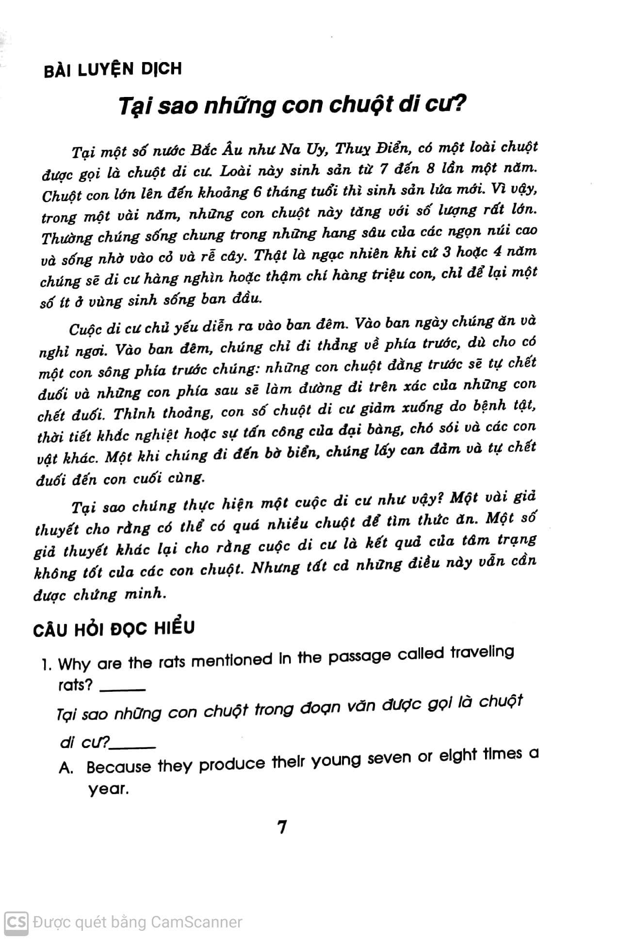 Học Tiếng Anh Qua 100 Mẩu Chuyện Về Loài Vật (Song Ngữ Anh - Việt)