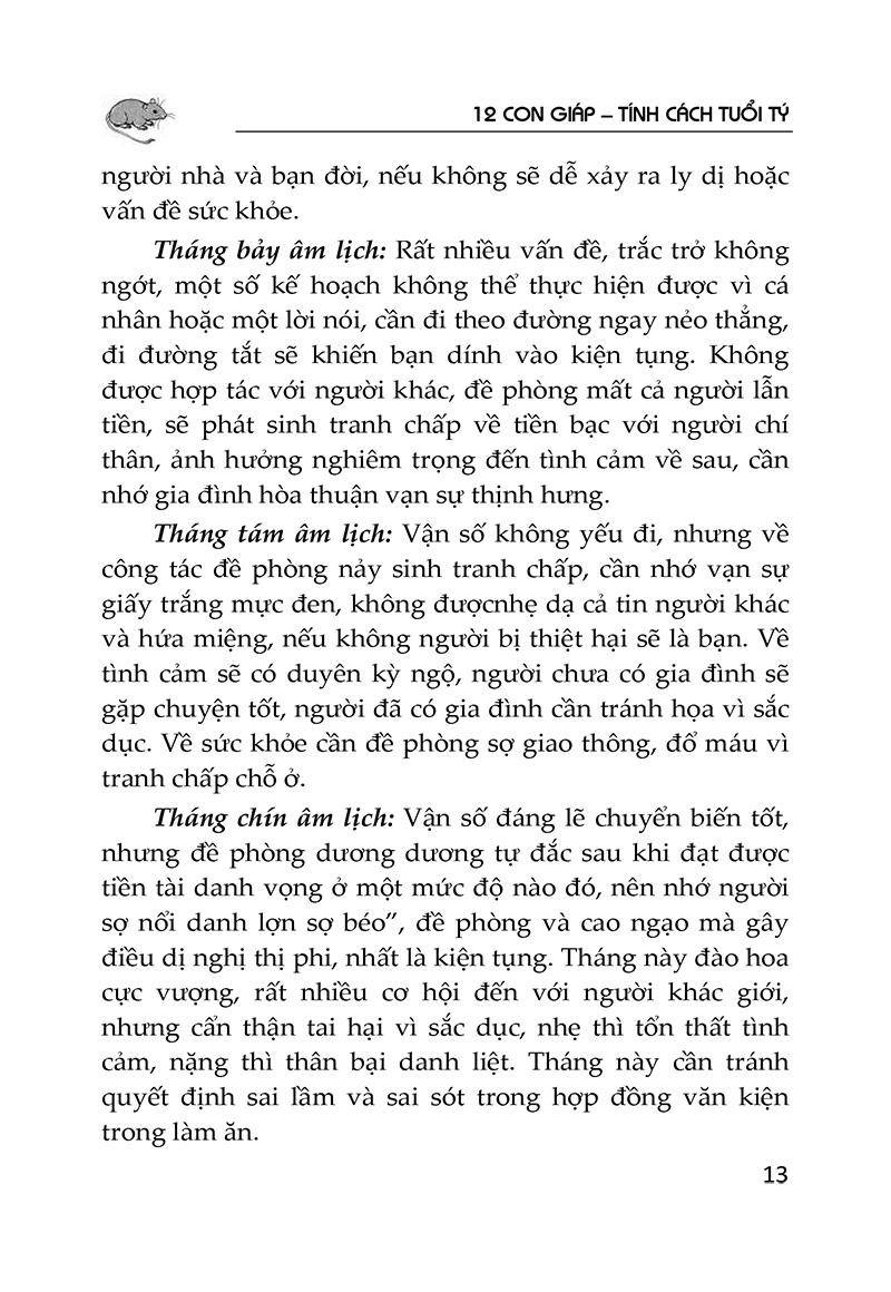 Tìm Hiểu Tính Cách Con Người Qua Năm Sinh Tuổi Tý