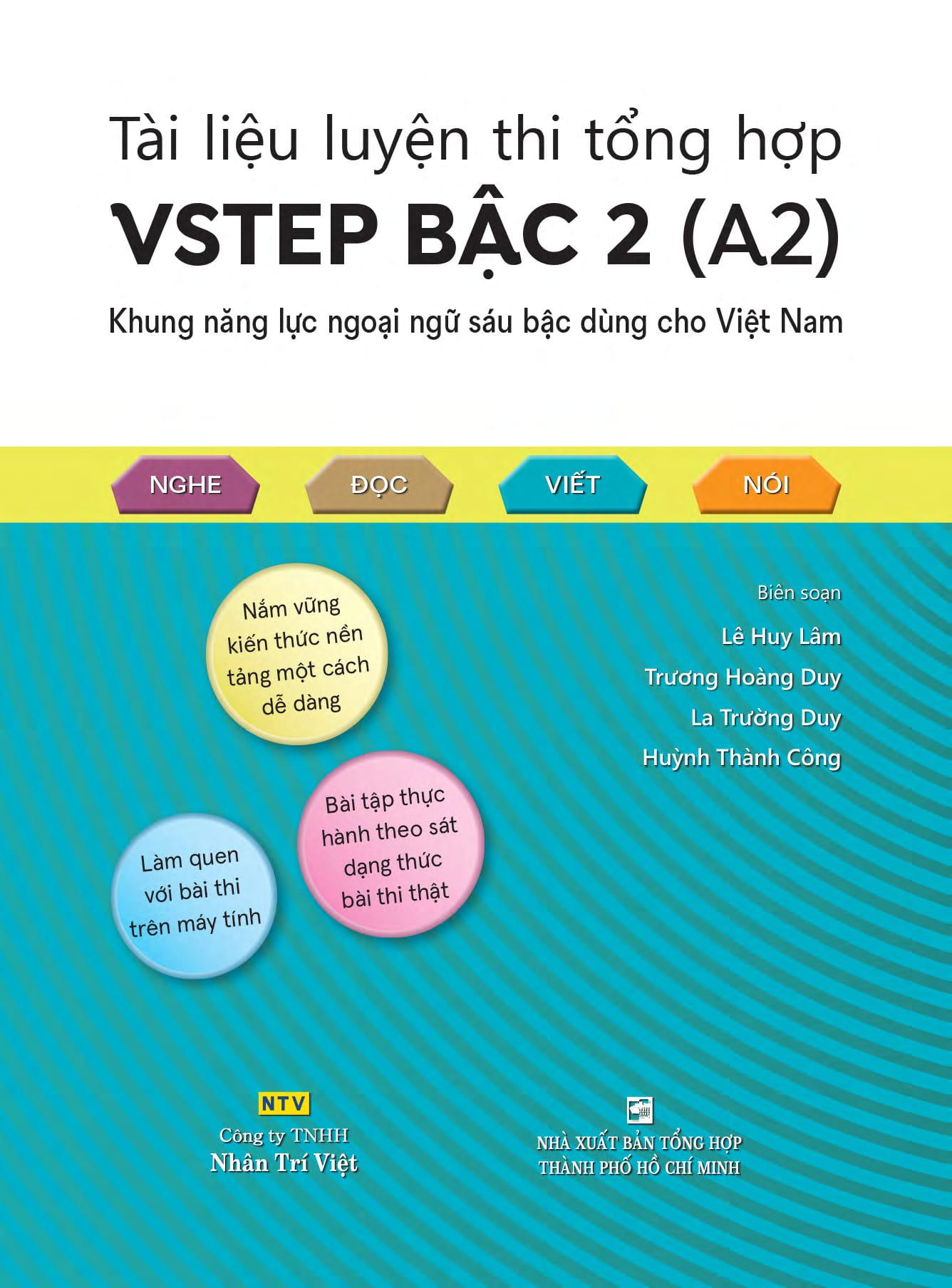 Tài Liệu Luyện Thi Tổng Hợp VSTEP Bậc 2 (A2) - Khung Năng Lực Ngoại Ngữ Sáu Bậc Dùng Cho Việt Nam