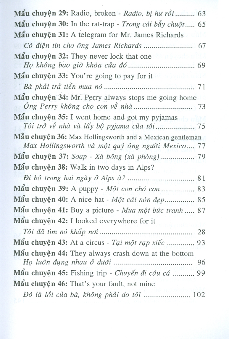 Học Tiếng Anh Qua 70 Mẩu Chuyện Cười Song Ngữ Anh - Việt: Trình Độ Vỡ Lòng