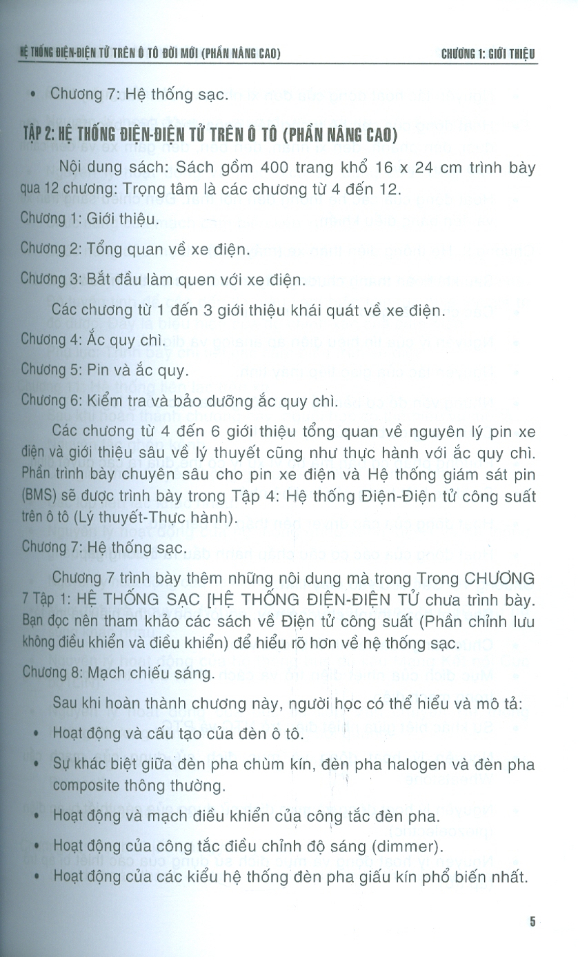 Hệ Thống Điện - Điện Tử Trên Ô Tô Đời Mới (Phần Nâng Cao) - Trần Qúy Hữu, Vy Thị Thanh Hường, Phạm Quang Huy