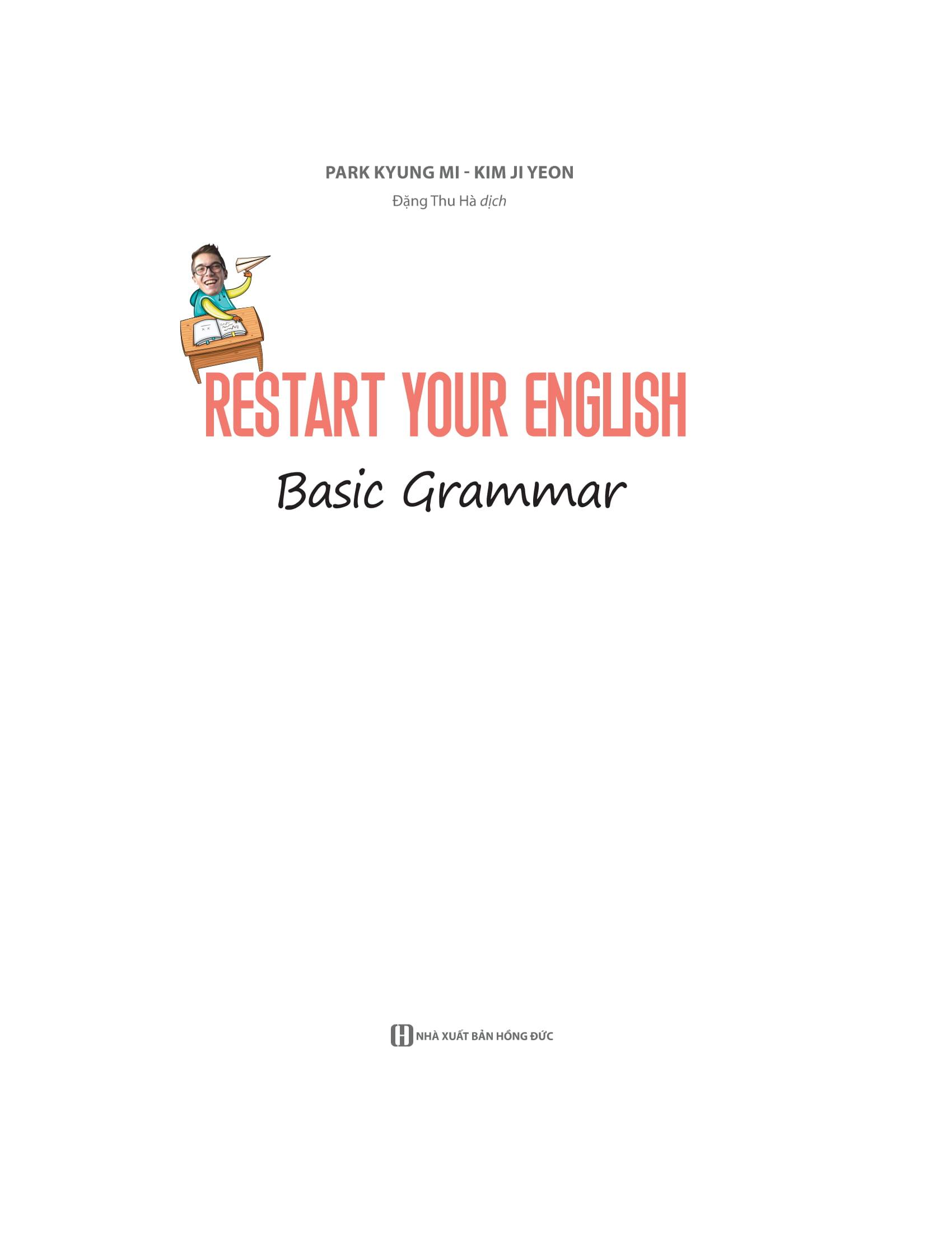 Restart Your English - Basic Grammar