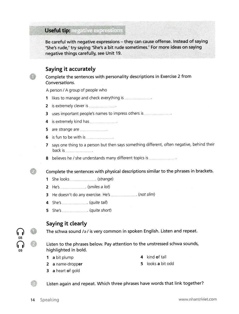 Collins Speaking A2 Pre-Intermediate (Kèm file MP3) - Tái Bản 2020