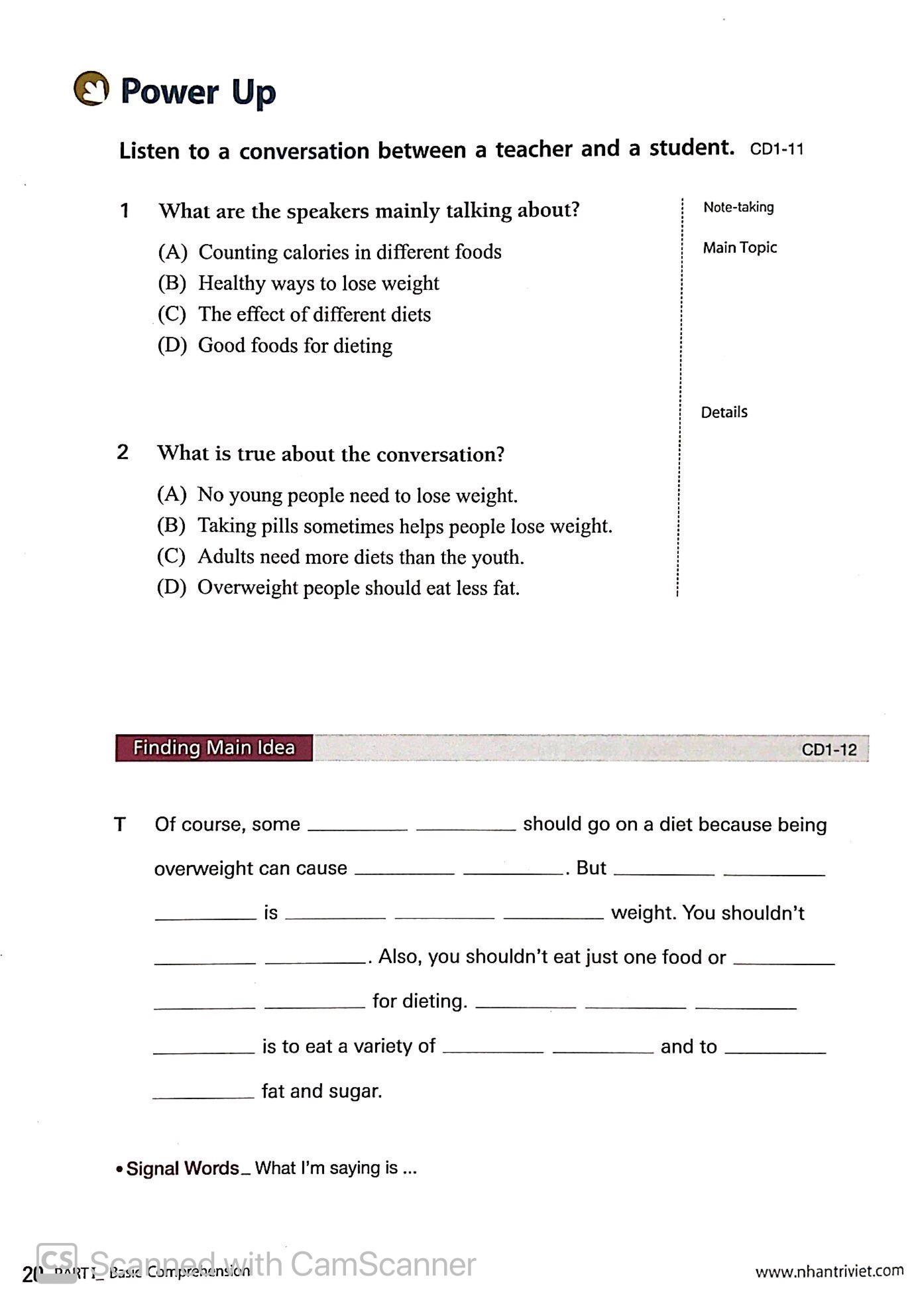 TOEFL iBT Activator Listening Intermediate (Kèm CD)