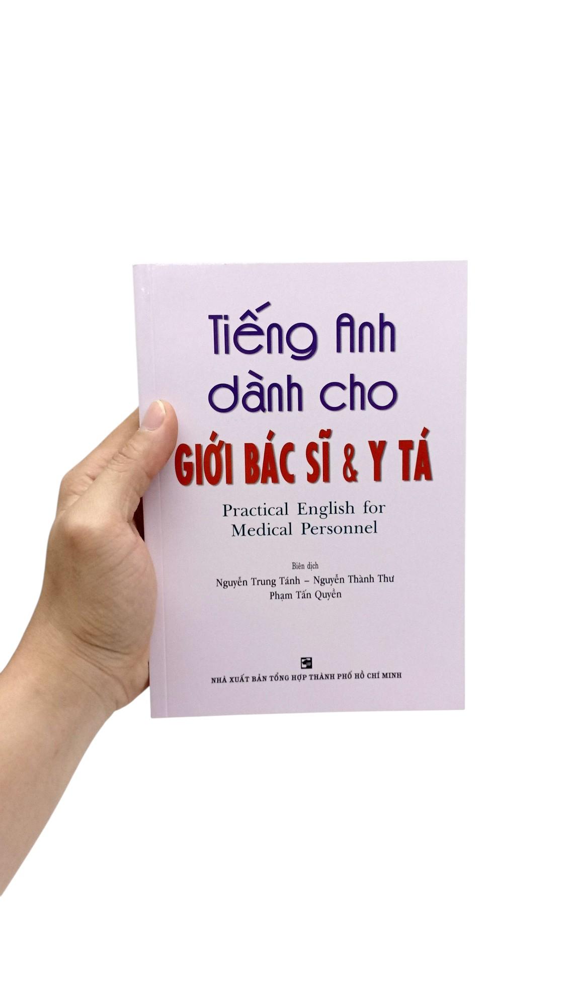Sách - Tiếng Anh Dành Cho Giới Bác Sĩ Và Y Tá