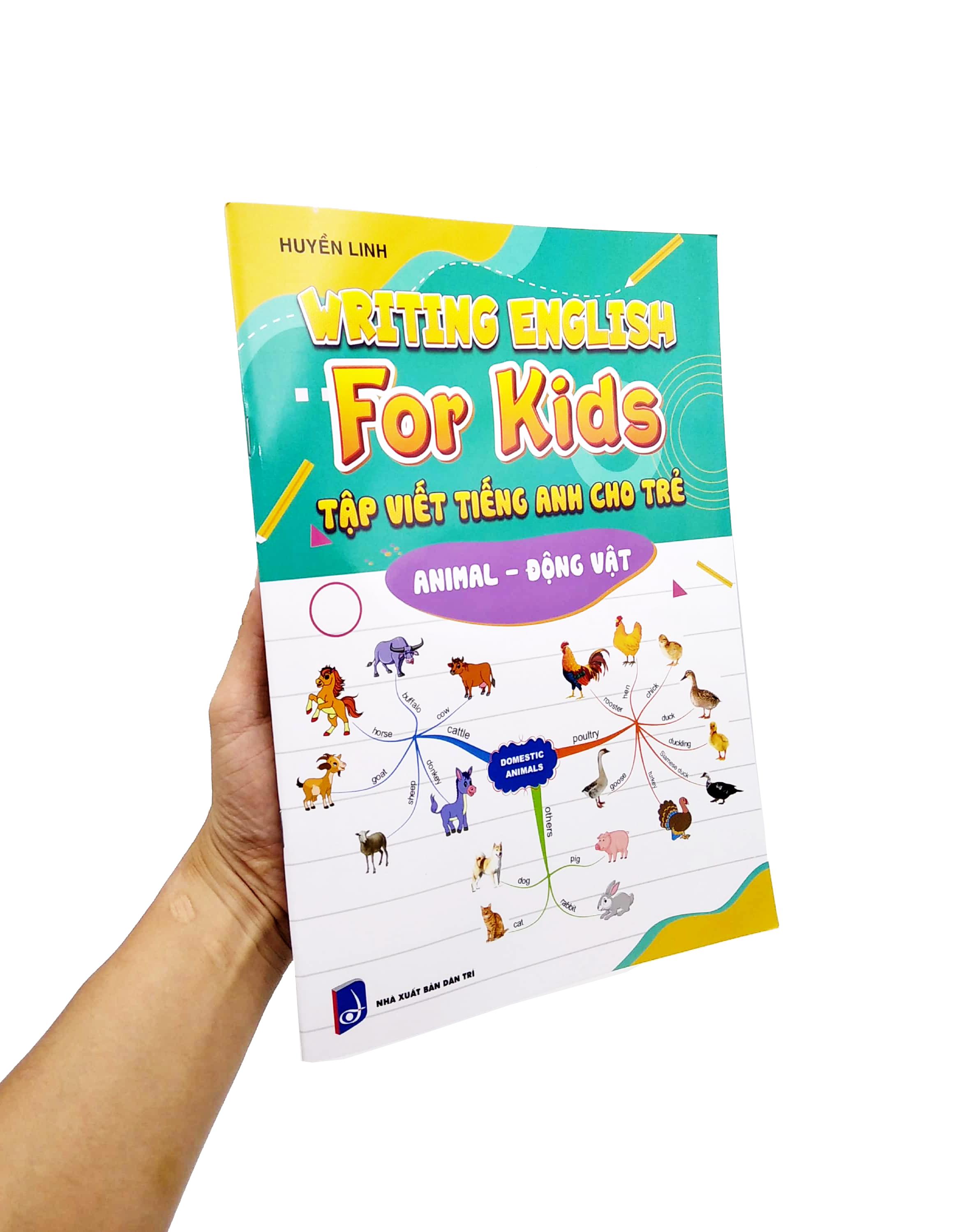 Tập Viết Tiếng Anh Cho Trẻ - Động Vật