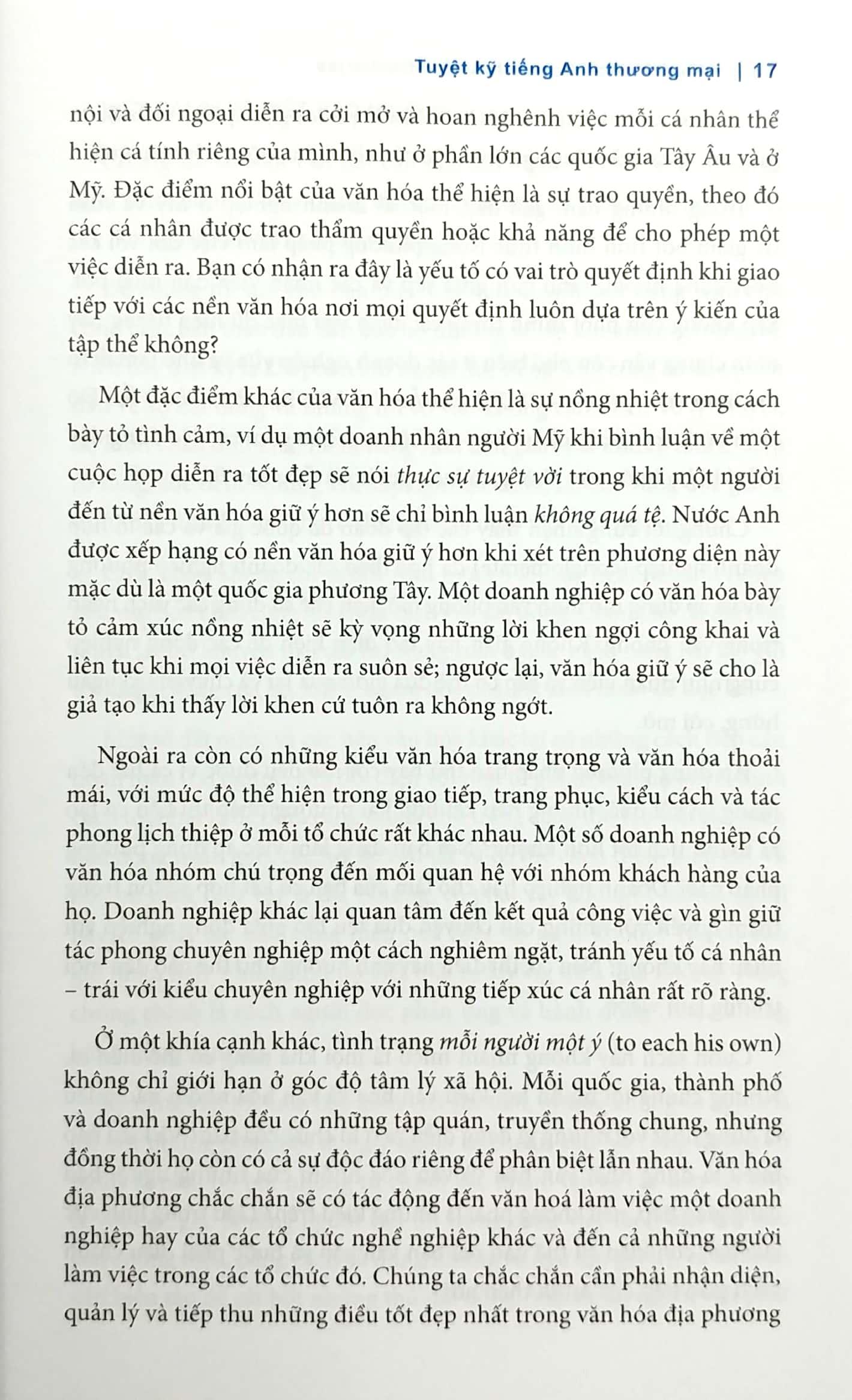 Tuyệt Kỹ Tiếng Anh Thương Mại