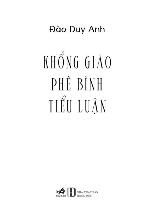 Sách - Khổng Giáo phê bình tiểu luận (Nhã Nam HCM)