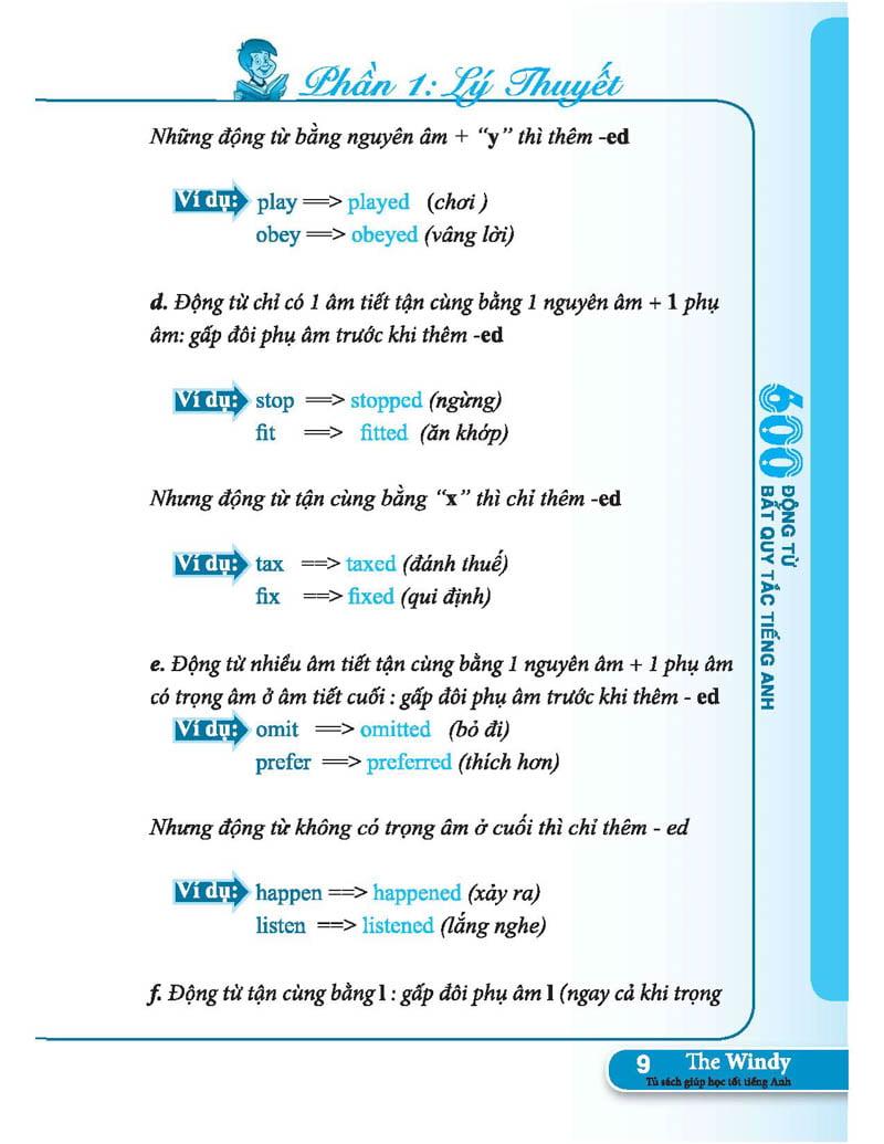 600 Động Từ Bất Quy Tắc Trong Tiếng Anh
