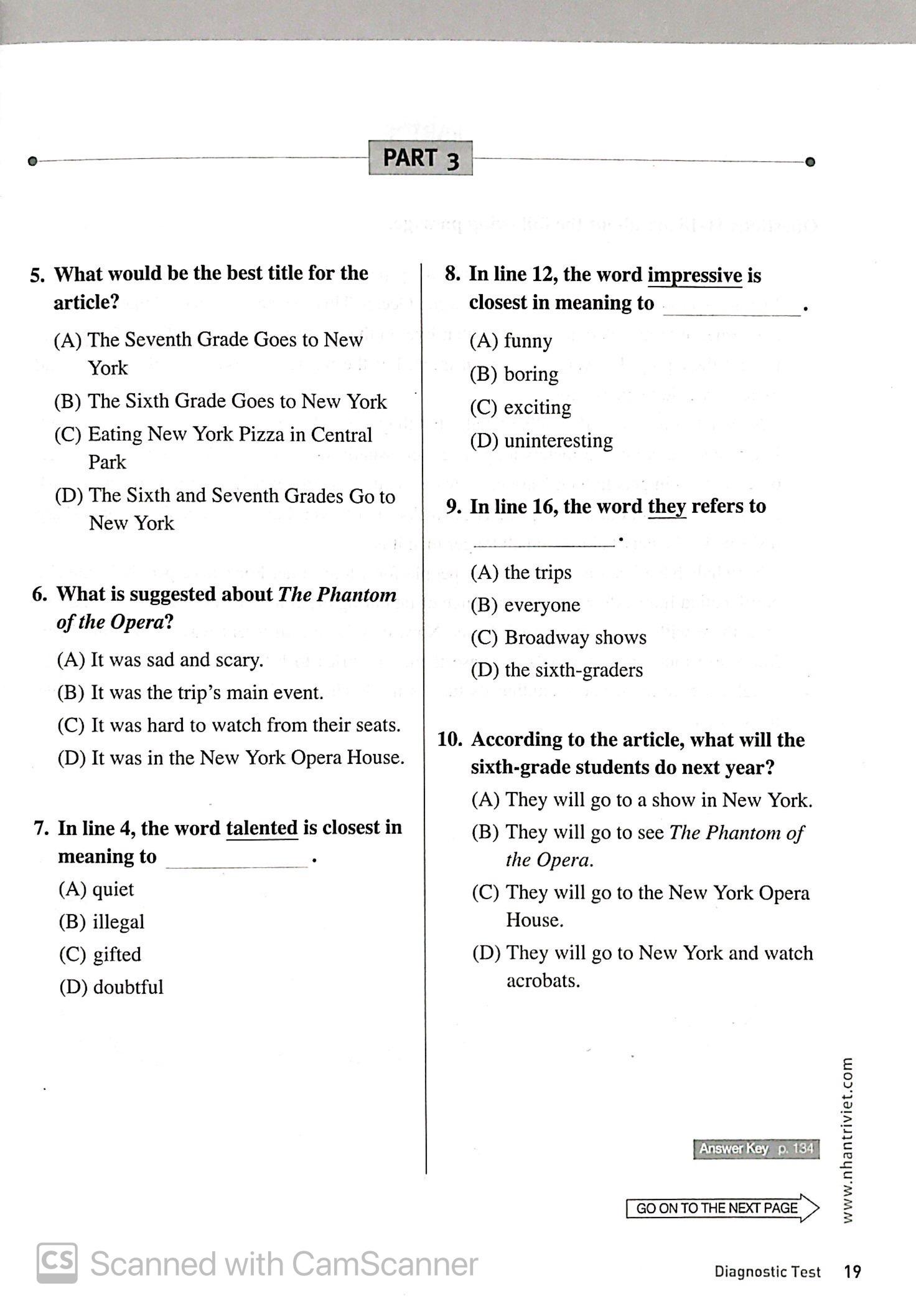Master TOEFL Junior Intermediate B1 (Kèm CD)