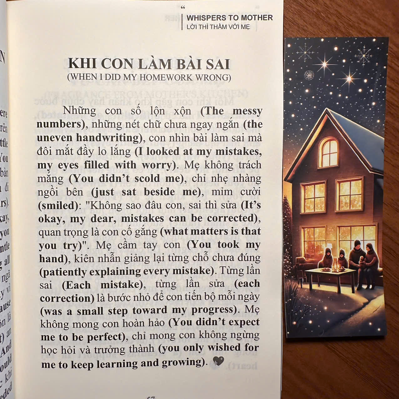 Sách Song Ngữ Anh Việt Lời Thì Thầm Với Mẹ - Whispers To Mother + Kèm Mã File Nghe
