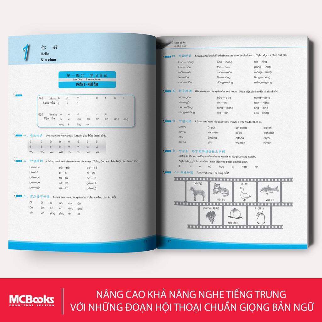 Giáo Trình Phát Triển Hán Ngữ Nghe Sơ Cấp 1 - Dành Cho Người Luyện Thi HSK - Học Kèm App Online - Bản Quyền