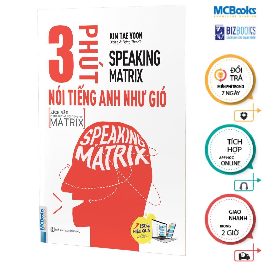 Sách - Combo 4 Cuốn Speaking Matrix – Nói Tiếng Anh Như Gió - MCBooks