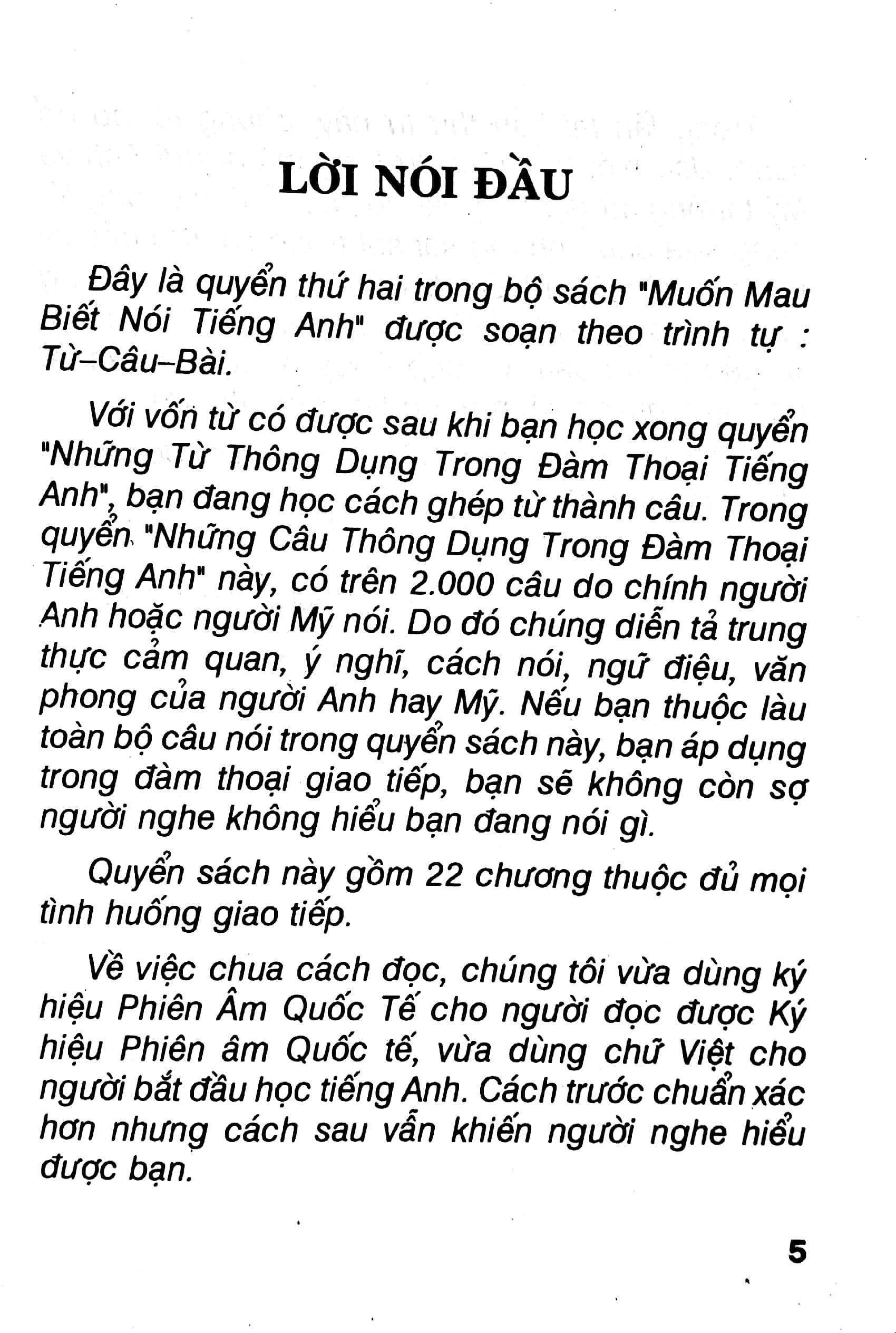 Những Câu Thông Dụng Trong Đàm Thoại Tiếng Anh (Tái Bản)