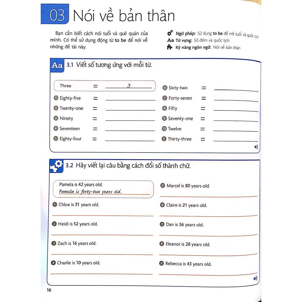 Sách - Tiếng Anh Cho Mọi Người - English For Everyone - Level 1 Beginner - Practice Book (Kèm CD) - Nhân Trí Việt