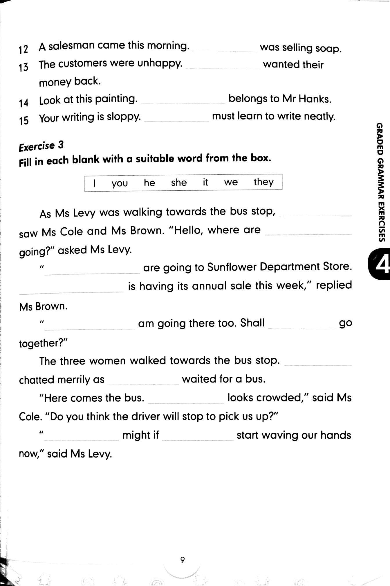 Graded Grammar Exercises 4