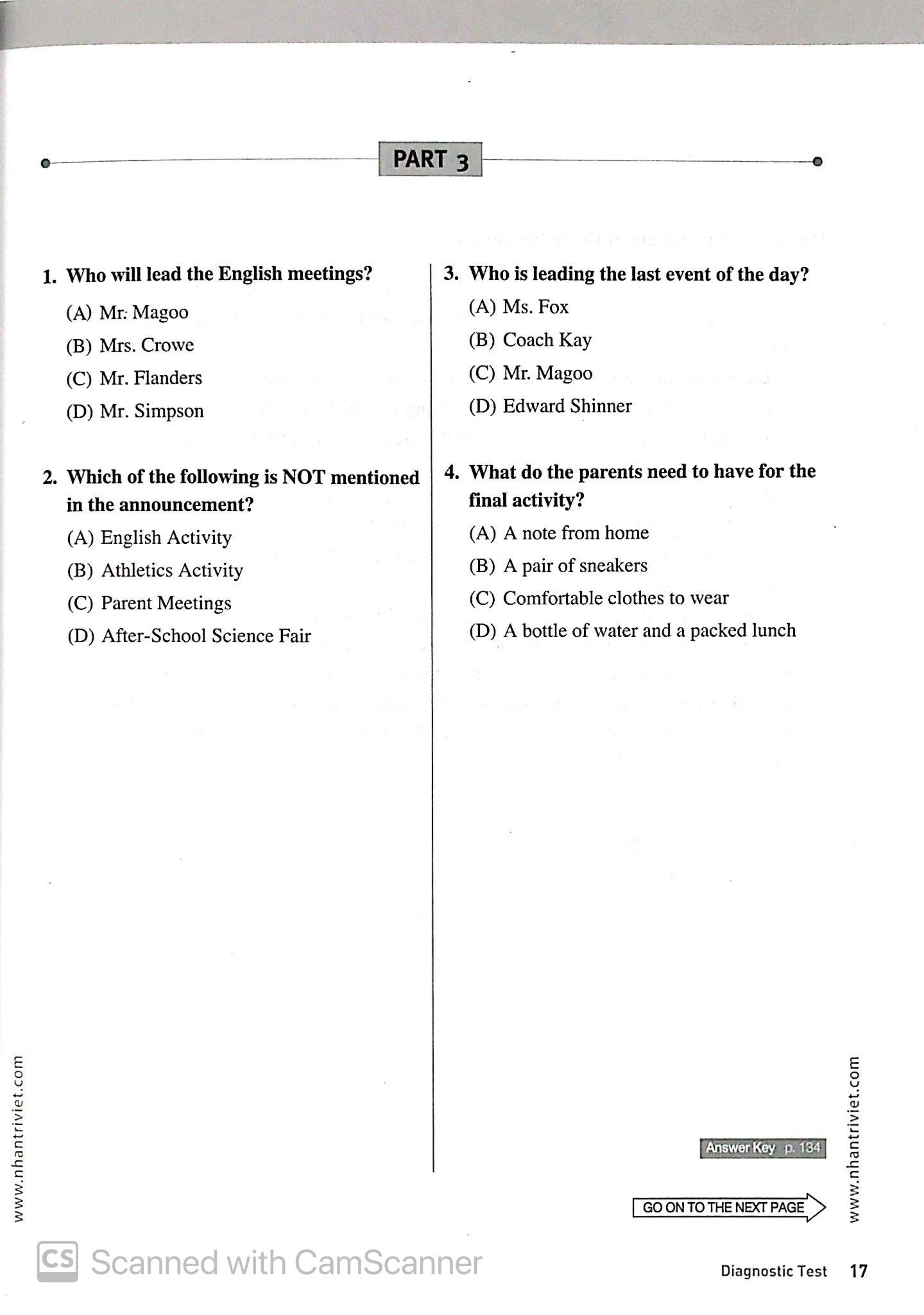 Master TOEFL Junior Intermediate B1 (Kèm CD)