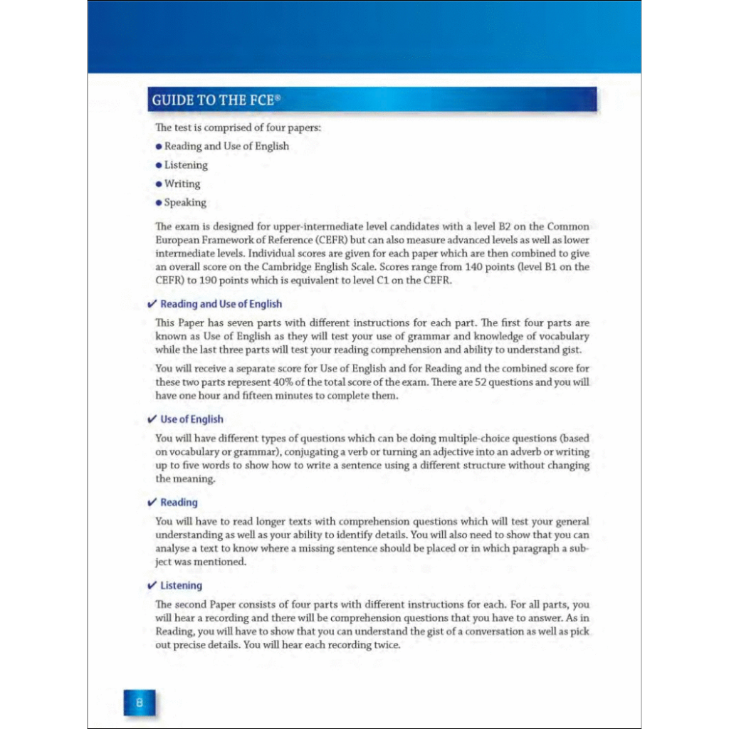 Pass The Cambridge First Certificate In English (Kèm CD Hoặc File MP3)