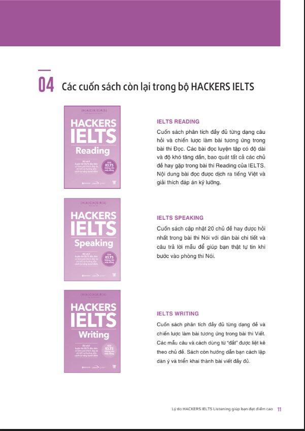 Hackers Ielts: Listening - Viện ngôn ngữ Hackers