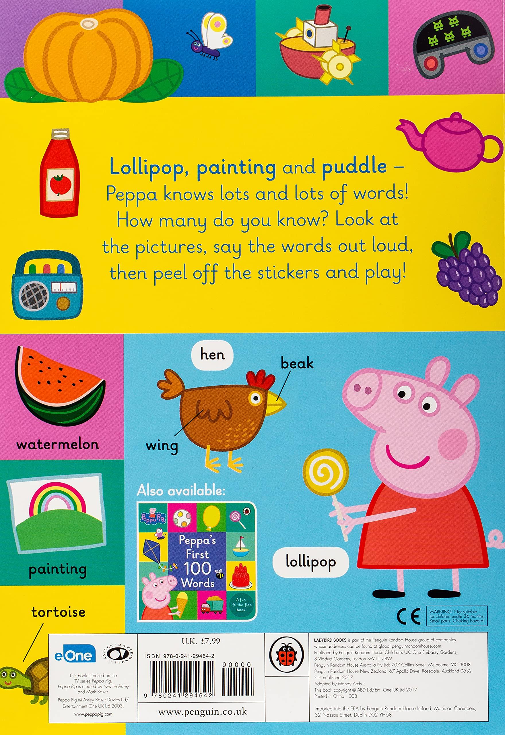 Peppa Pig: 1000 First Words Sticker Book