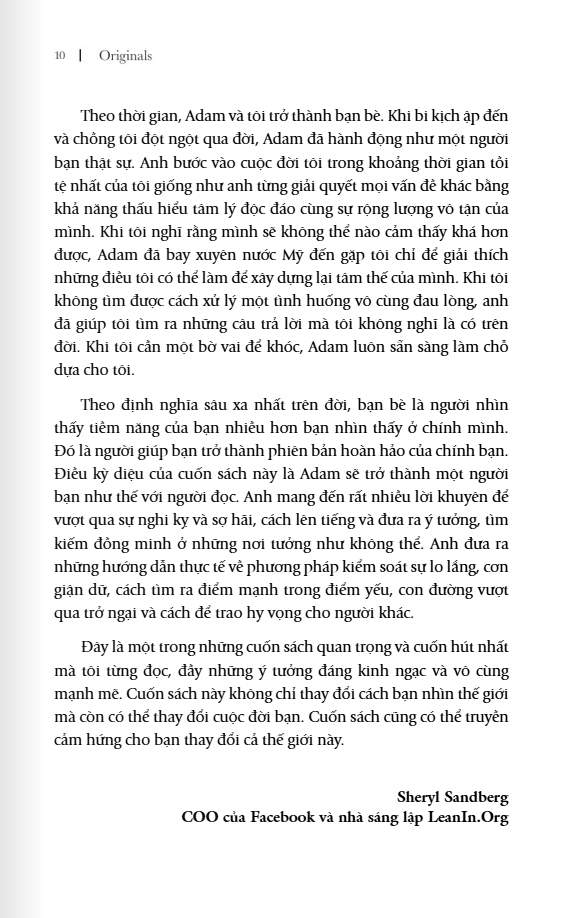 Sách - Tư Duy Ngược Dịch Chuyển Thế Giới - Originals: How Non-Conformists Move The World